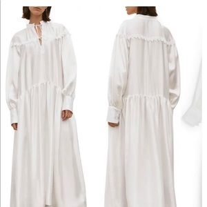 River Island Long Sleeve White Maxi